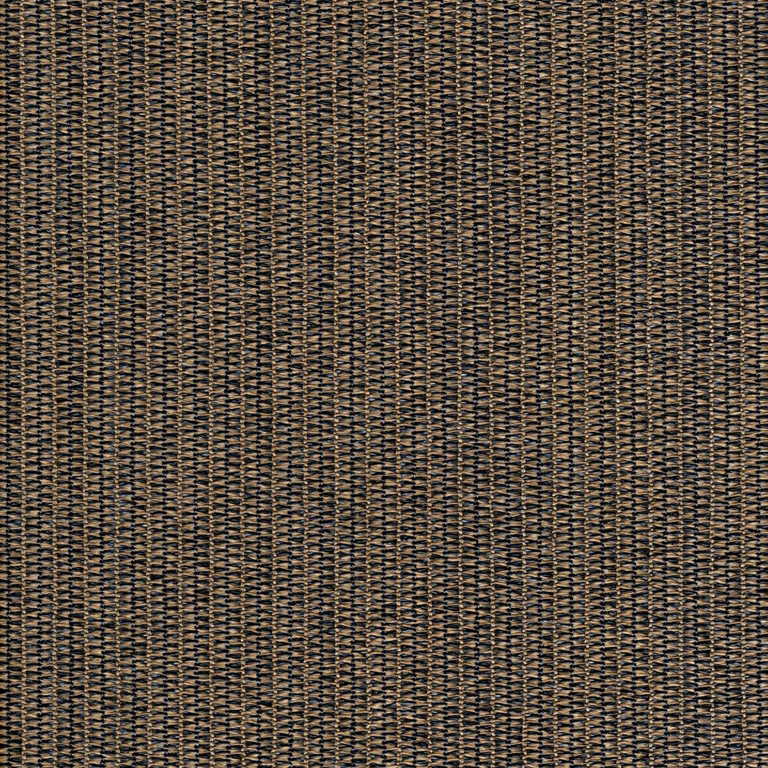 Exterior Roller Shade, Cordless Roller Shade with 90% UV Protection, No Valance, (8' W X 6' L), Mocha