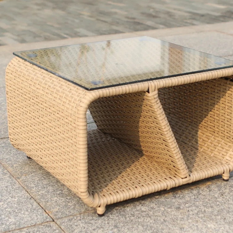 Glass Outdoor Coffee Table