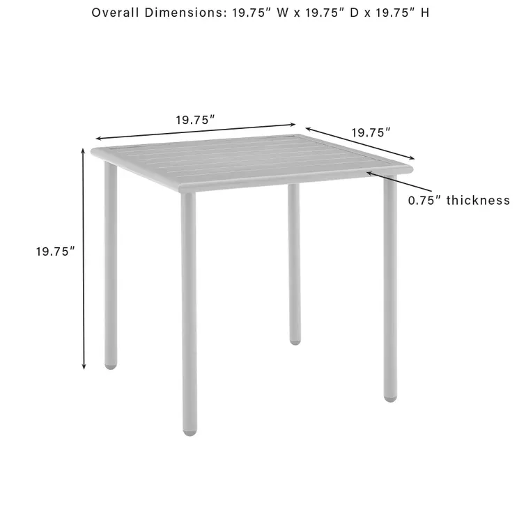 Metal Outdoor Side Table