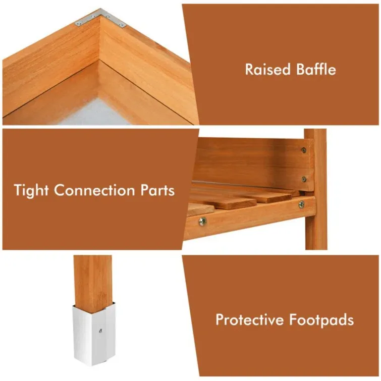 Fir Wood Potting Bench
