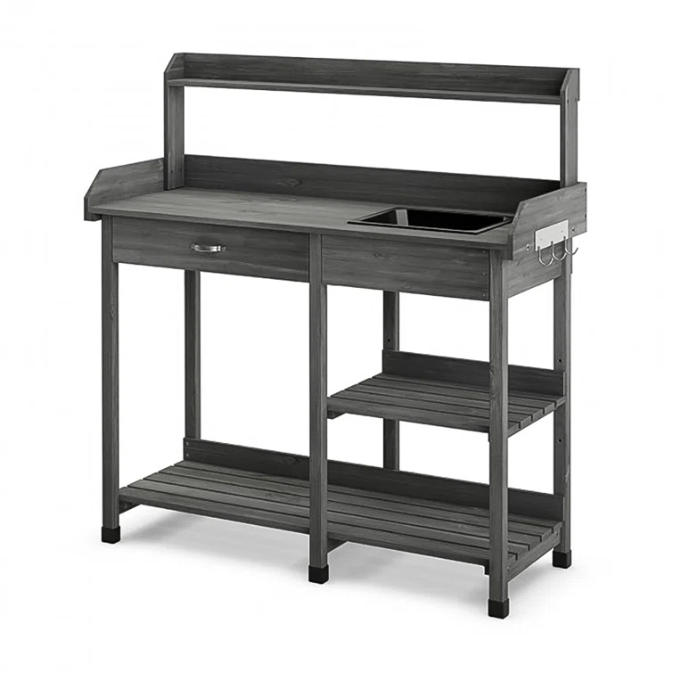 Fir Wood Potting Bench