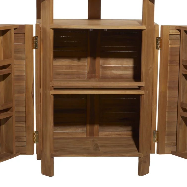 Teak Fliptop Outdoor Bar Table