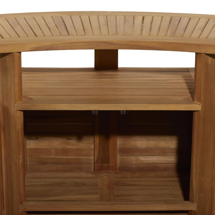 Teak Fliptop Outdoor Bar Table