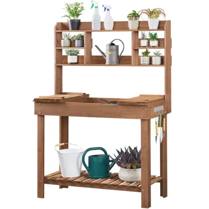 Fir Wood Potting Bench