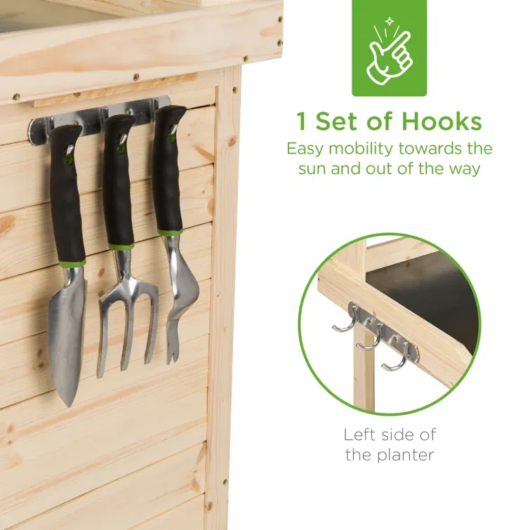 Fir Wood Potting Bench