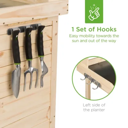 Fir Wood Potting Bench