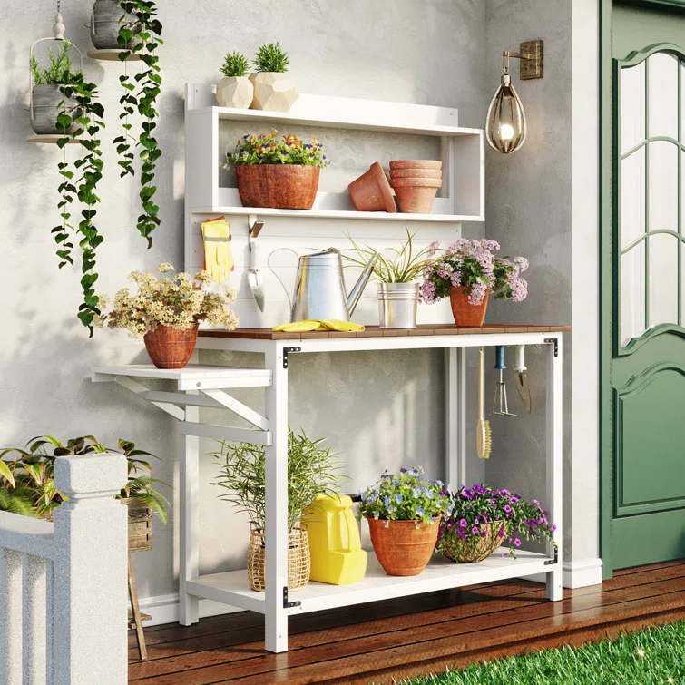 Wood Potting Bench