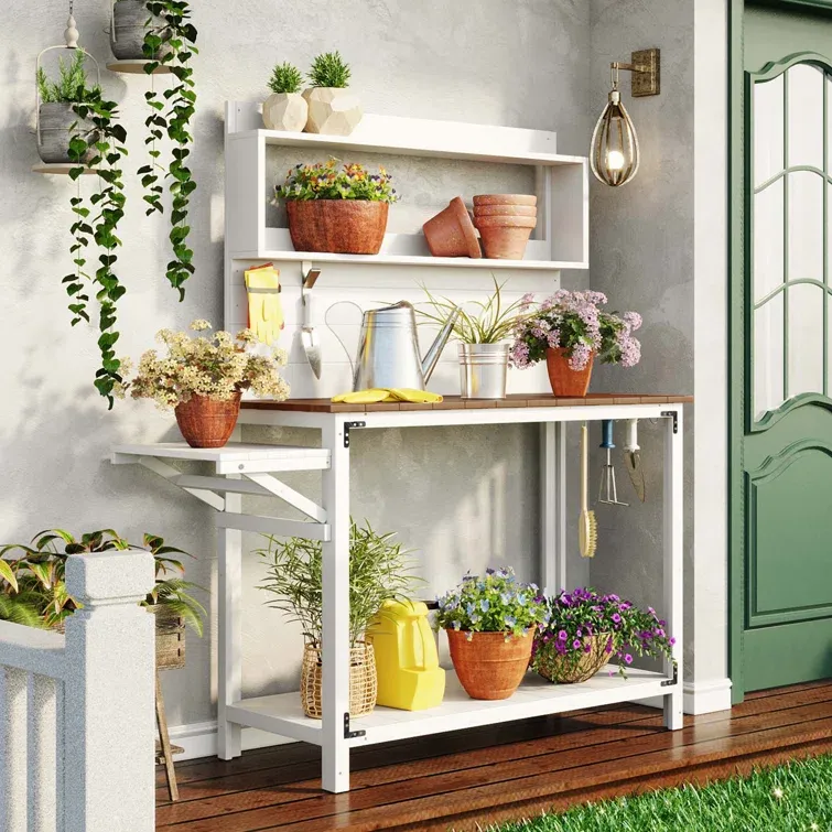 Wood Potting Bench