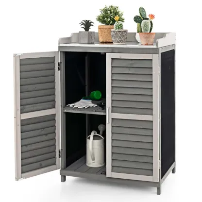 Wood Potting Bench