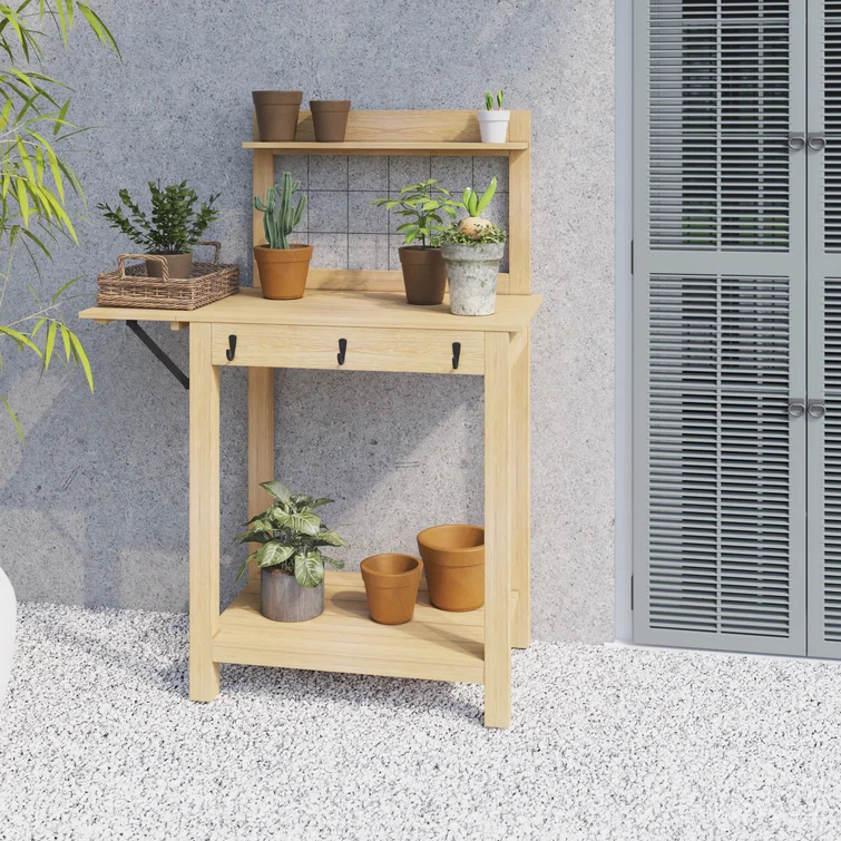 Wood Potting Bench