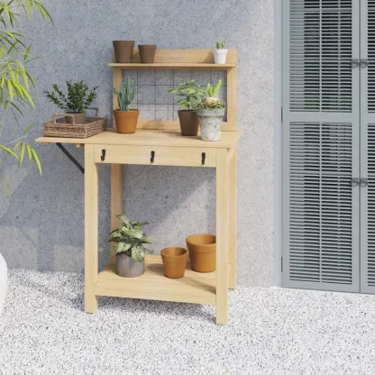 Wood Potting Bench
