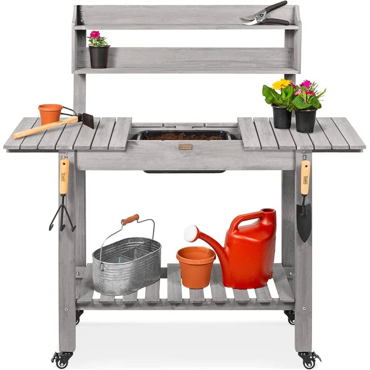 Wood Potting Bench