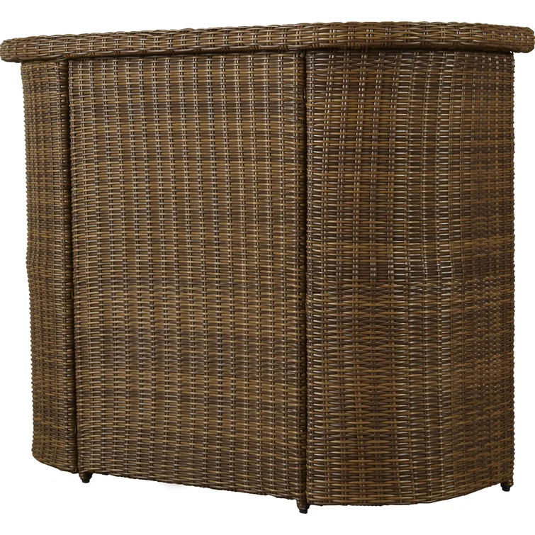 Glass Outdoor Bar Table