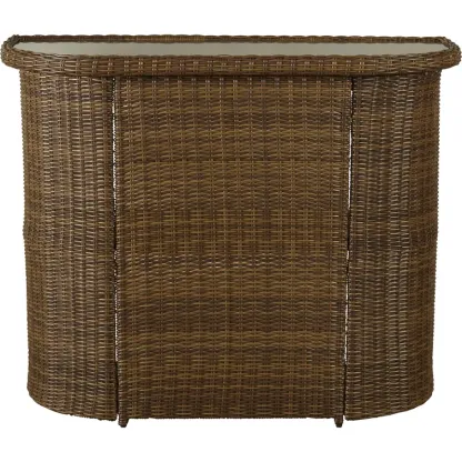 Glass Outdoor Bar Table