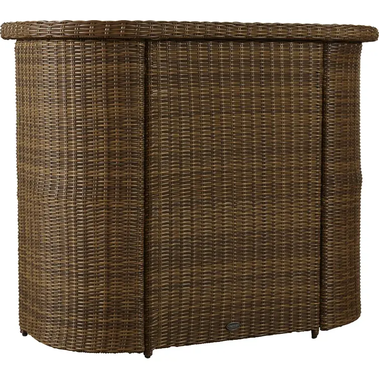 Glass Outdoor Bar Table