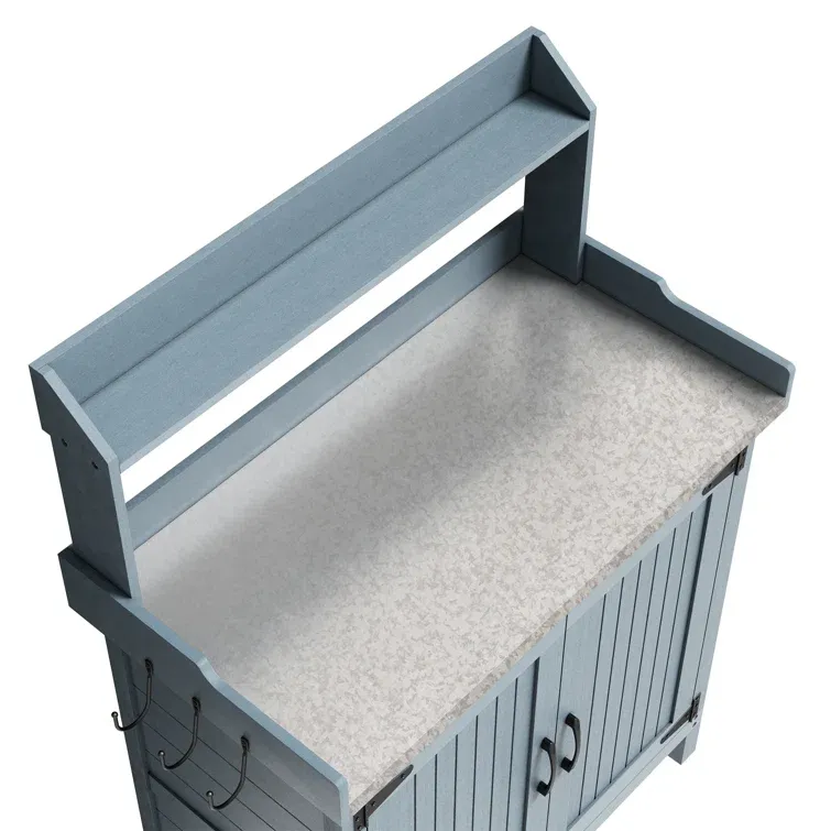 Pine Wood Potting Bench