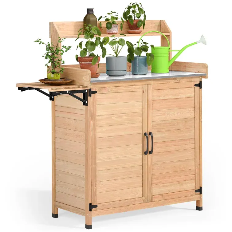 Fir Wood Potting Bench