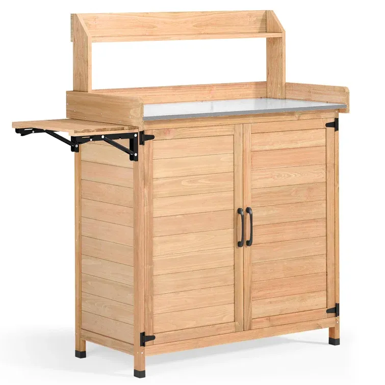 Fir Wood Potting Bench