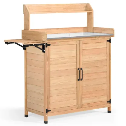 Fir Wood Potting Bench