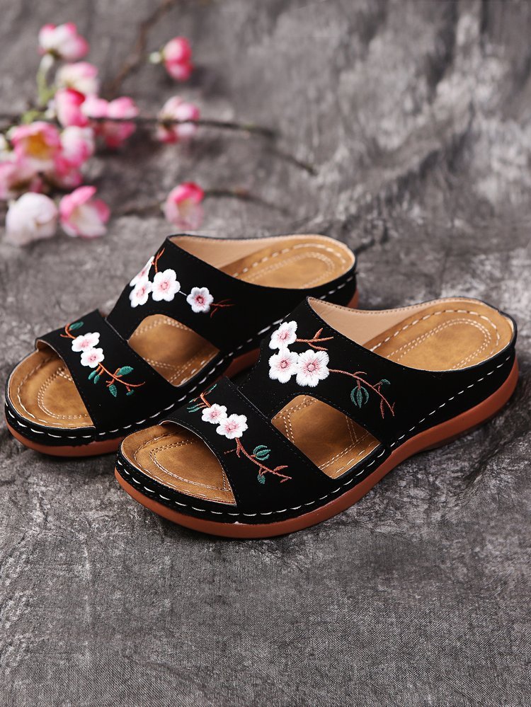 LAST DAY 70% OFF-2024 Women Casual Summer Daily Comfy Slip On Sandals