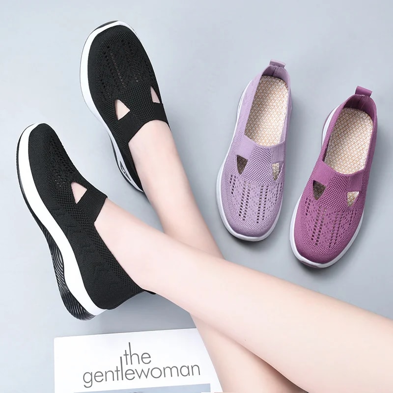 [#1 Trending 2024] PREMIUM [Women's Woven Orthopedic Breathable Soft Shoes ] (SALE 70% OFF)