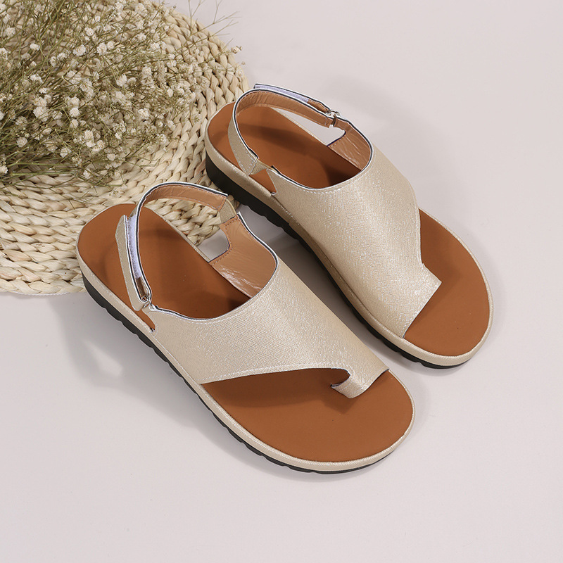 2024 Womens Summer Peep Super Comfortable Vintage Leather Sandals