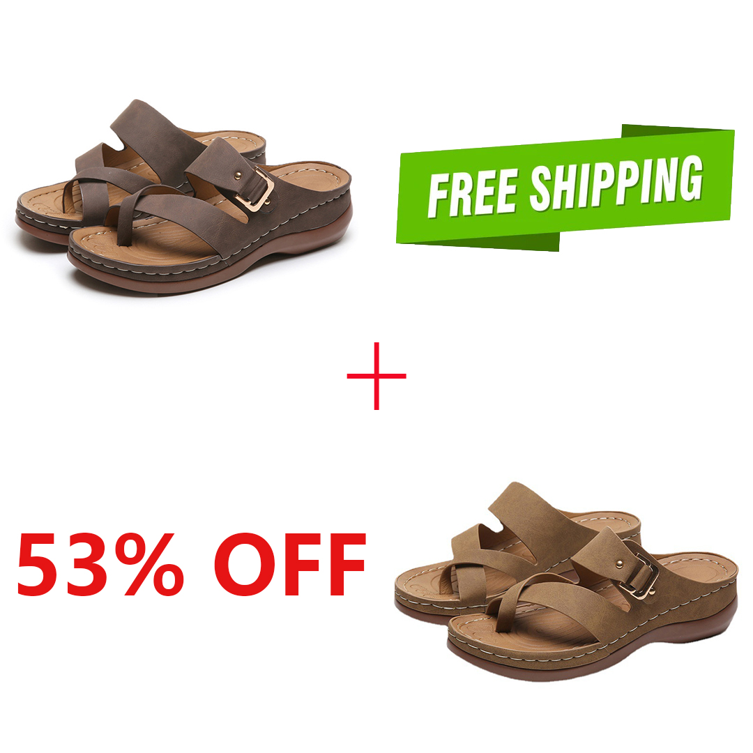 🔥CLEARANCE SALE🔥Women's Arch Support Casual Leather Sandals