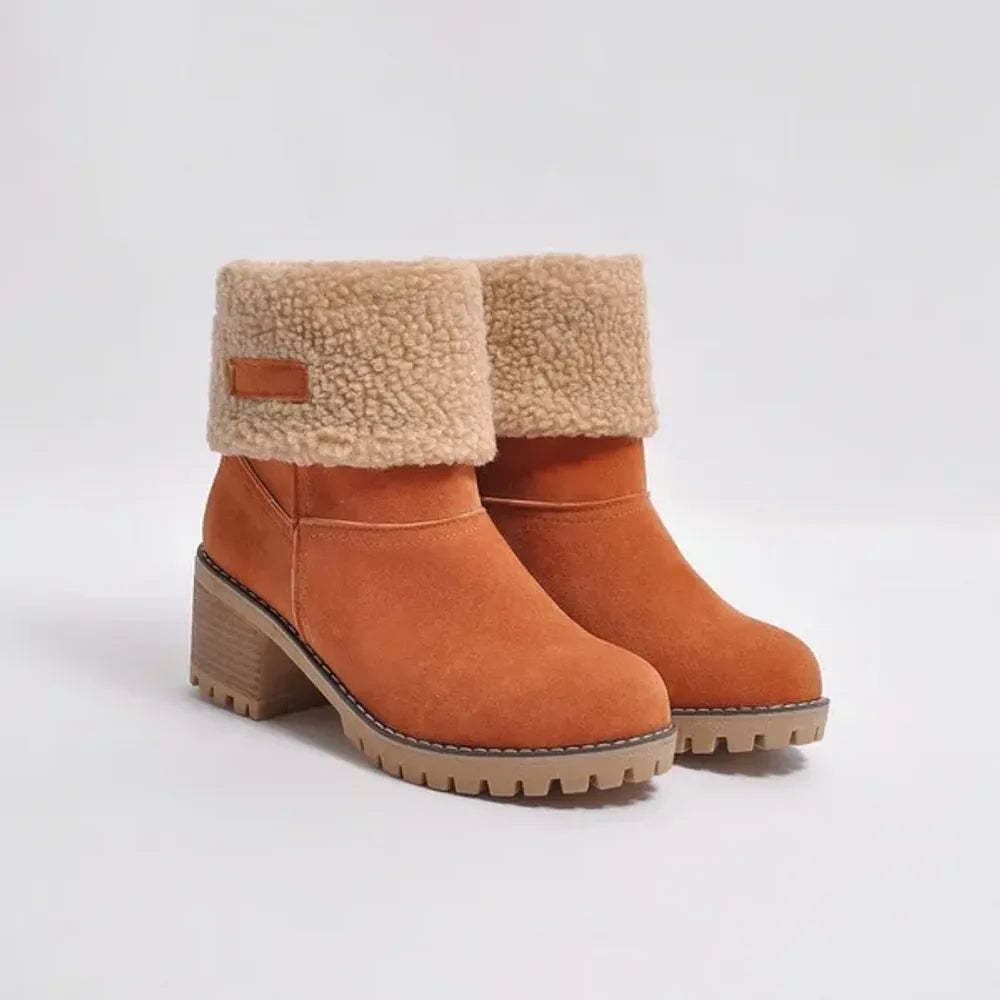 🔥Last Day 70% OFF -Women's Soft Waterproof Wool Lining Boots