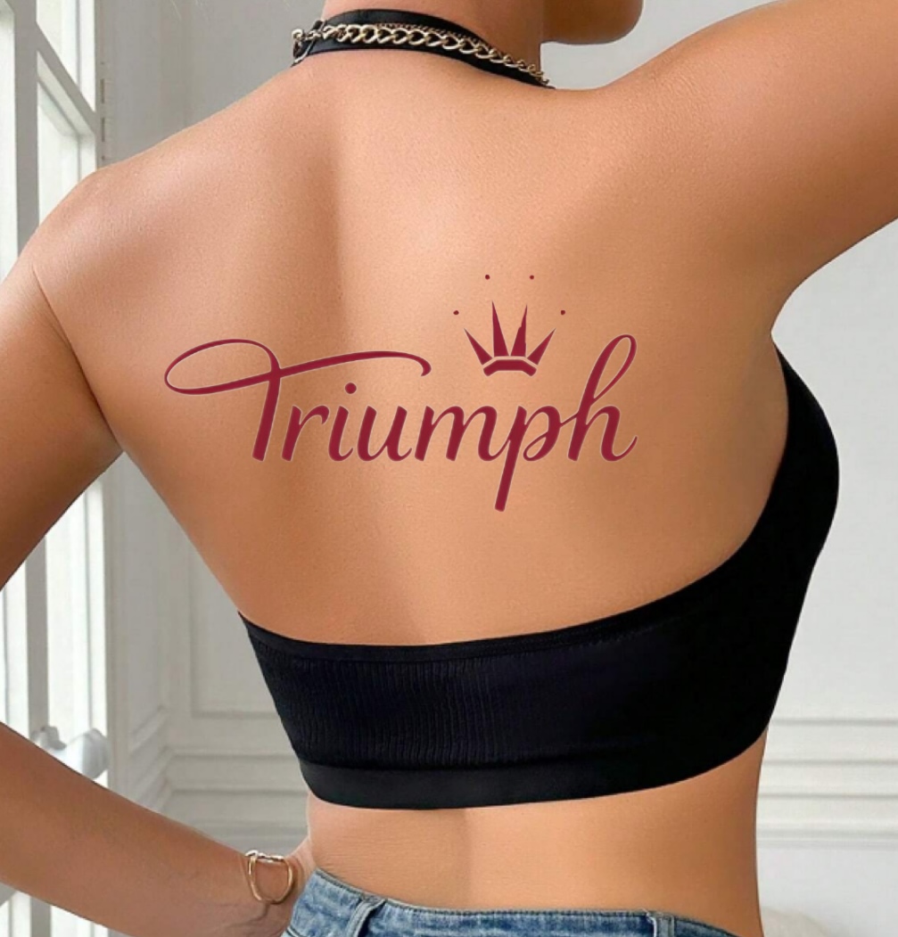 Triumph - 4 pezzi 💥 Reggiseno sexy con pizzo frontale e fibbia romantica