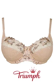 Triumph-3 pezzi💝 Reggiseno Sofia in pizzo ricamato con supporto laterale