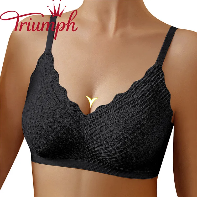 TRIUMPH – 3 PEZZI 💥BUBBLE LACE SENZA CUCITURE IN LATTICE UNDEAR LEGGERO