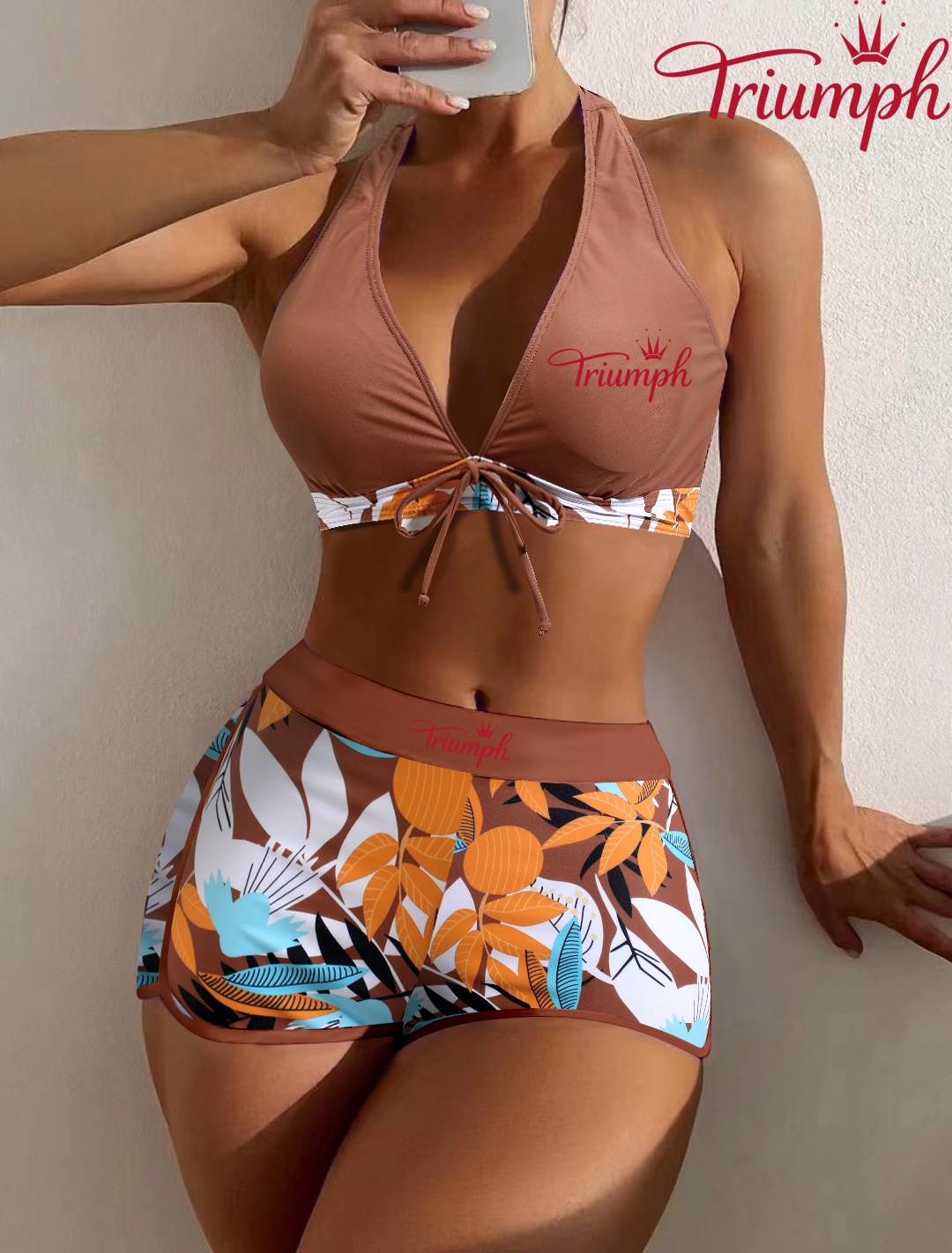 Triumph👙(Últimos 50 produtos ao preço mais baixo) Biquíni estampado sexy
