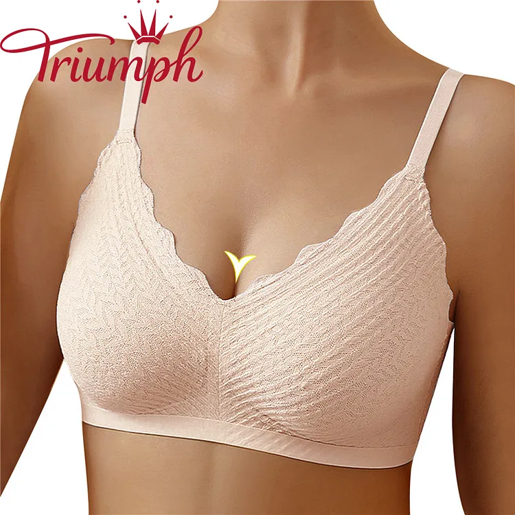 TRIUMPH – 3 PEZZI 💥BUBBLE LACE SENZA CUCITURE IN LATTICE UNDEAR LEGGERO