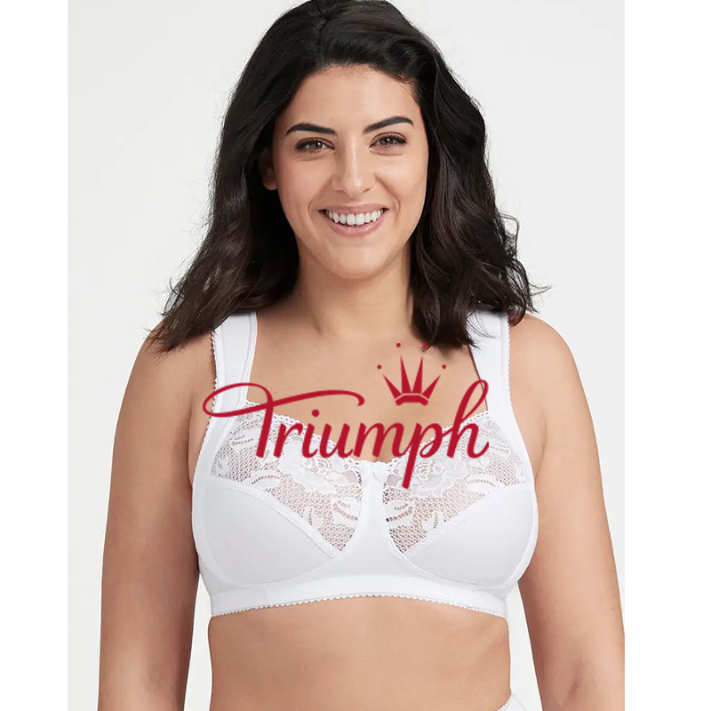 Triumph- 3 pezzi💝Comodo reggiseno push-up in puro cotone✨✨