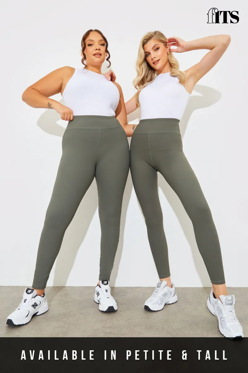 Grey High Waisted Sculpt and Control Legging