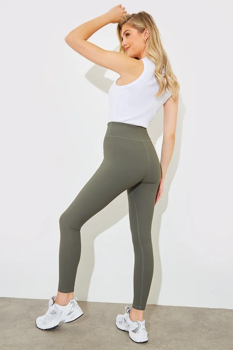 Grey High Waisted Sculpt and Control Legging