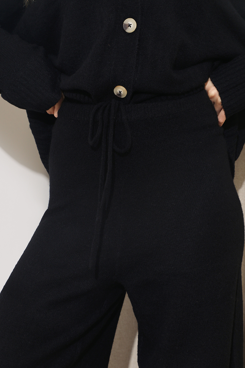 Wide Leg Knitted Co-Ord Trouser