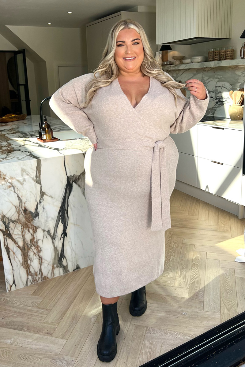 Midi Wrap Dress