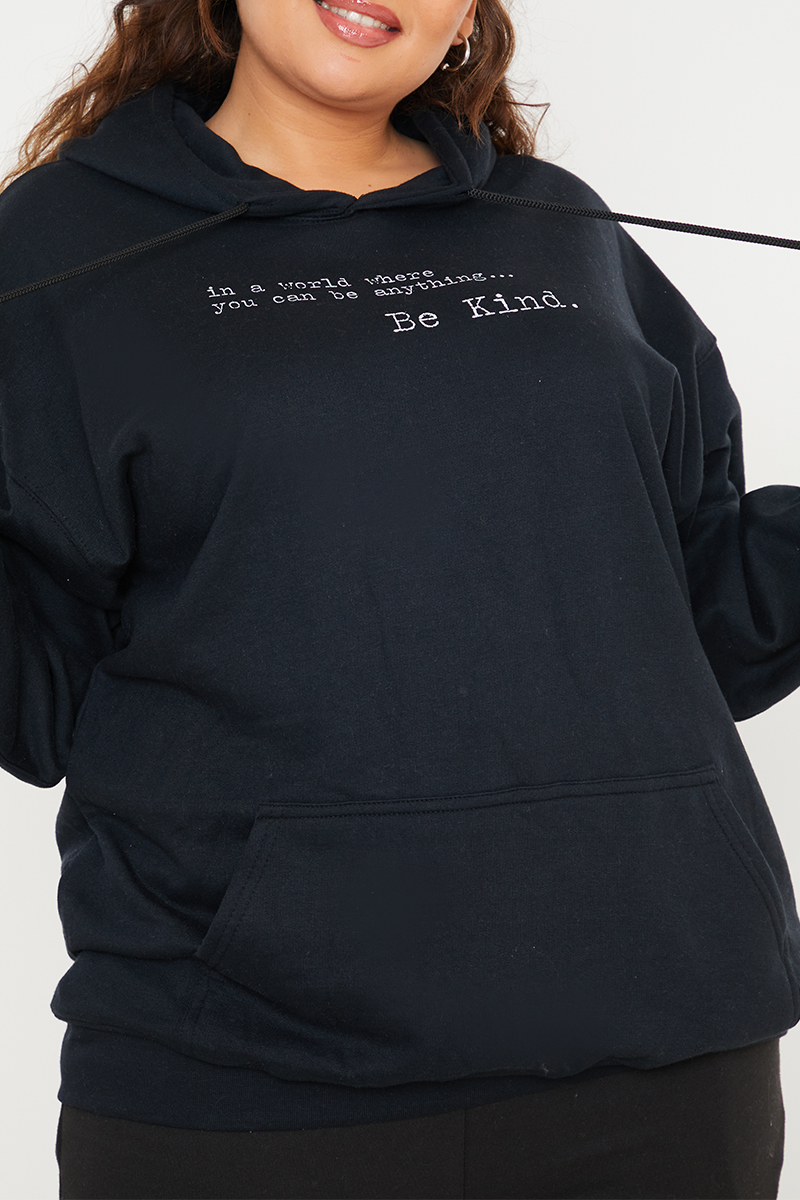In A World Where You Can Be Anything Be Kind Hoodie