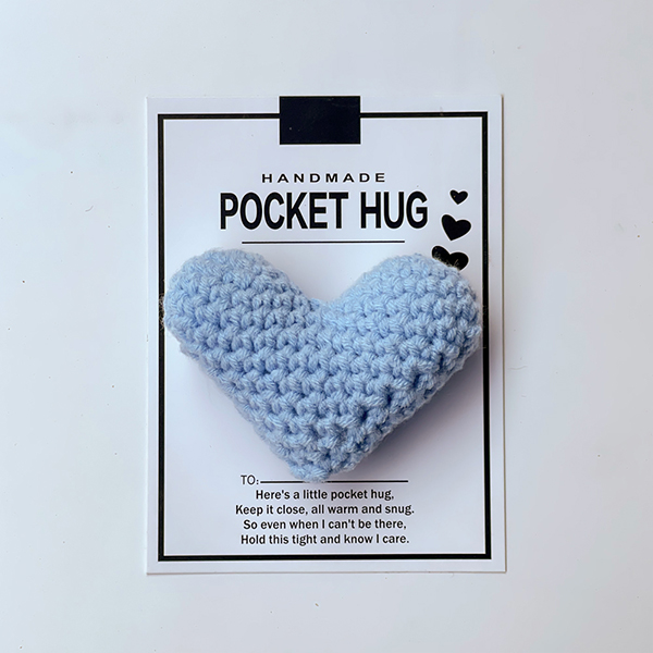 Crocheted Heart Pocket Hug