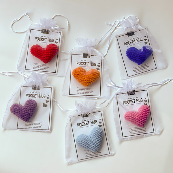Crocheted Heart Pocket Hug
