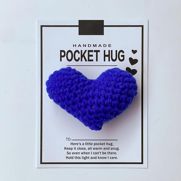 Crocheted Heart Pocket Hug