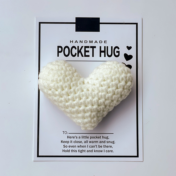 Crocheted Heart Pocket Hug
