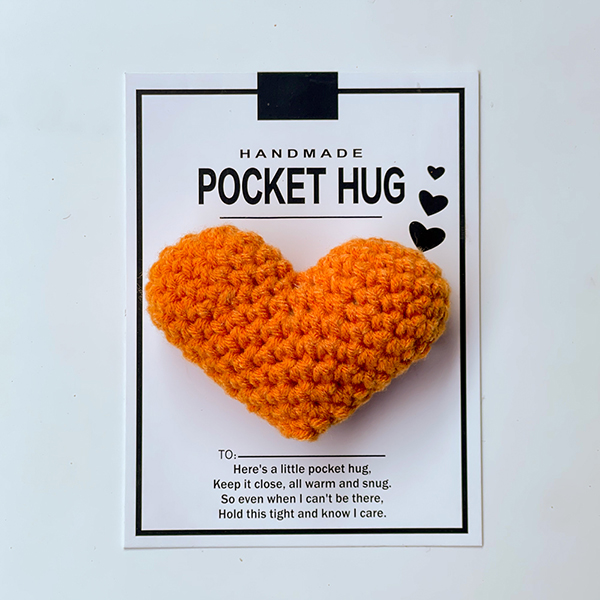Crocheted Heart Pocket Hug