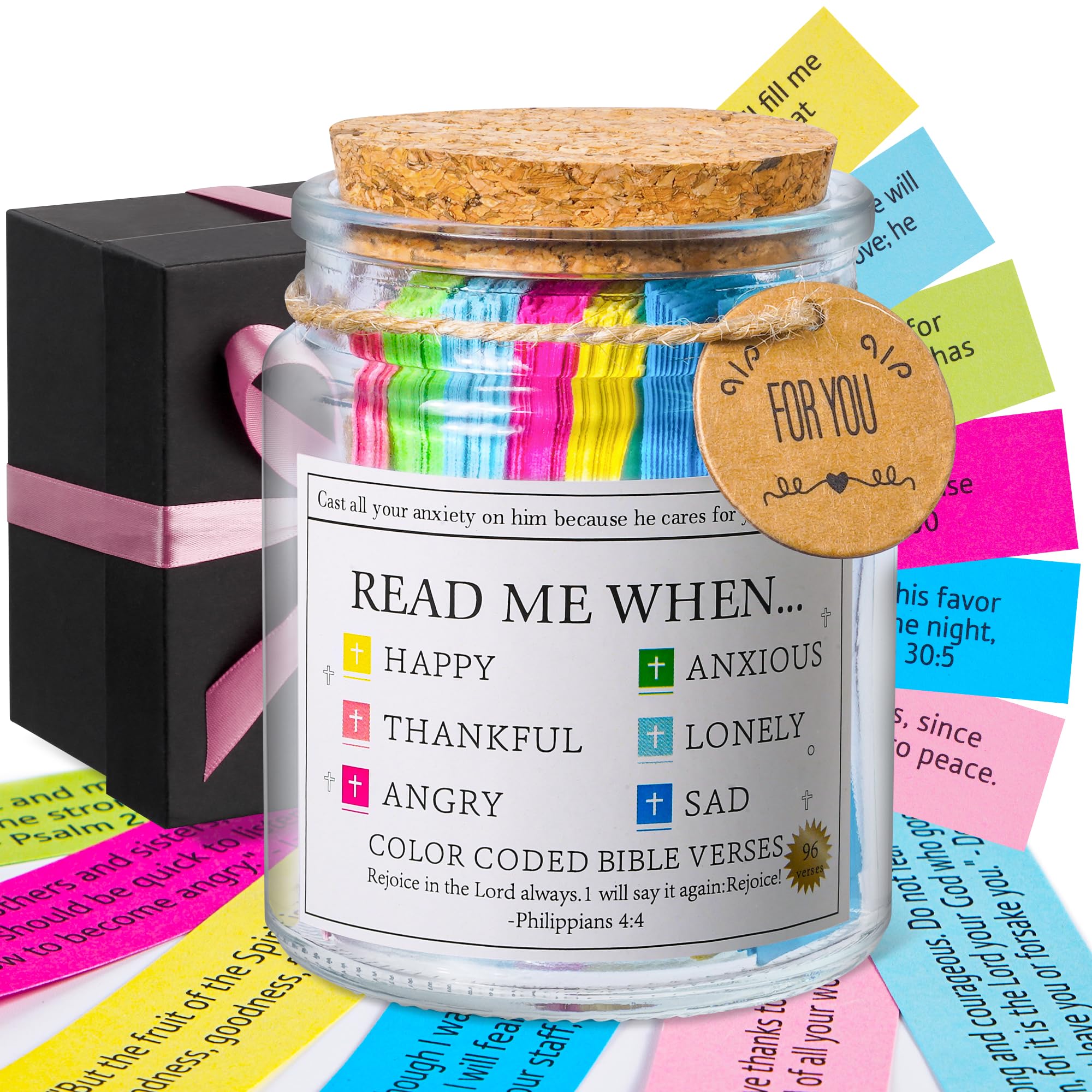 🎅Xmas Sale🔥Bible Verses Jar For Emotions And Feelings