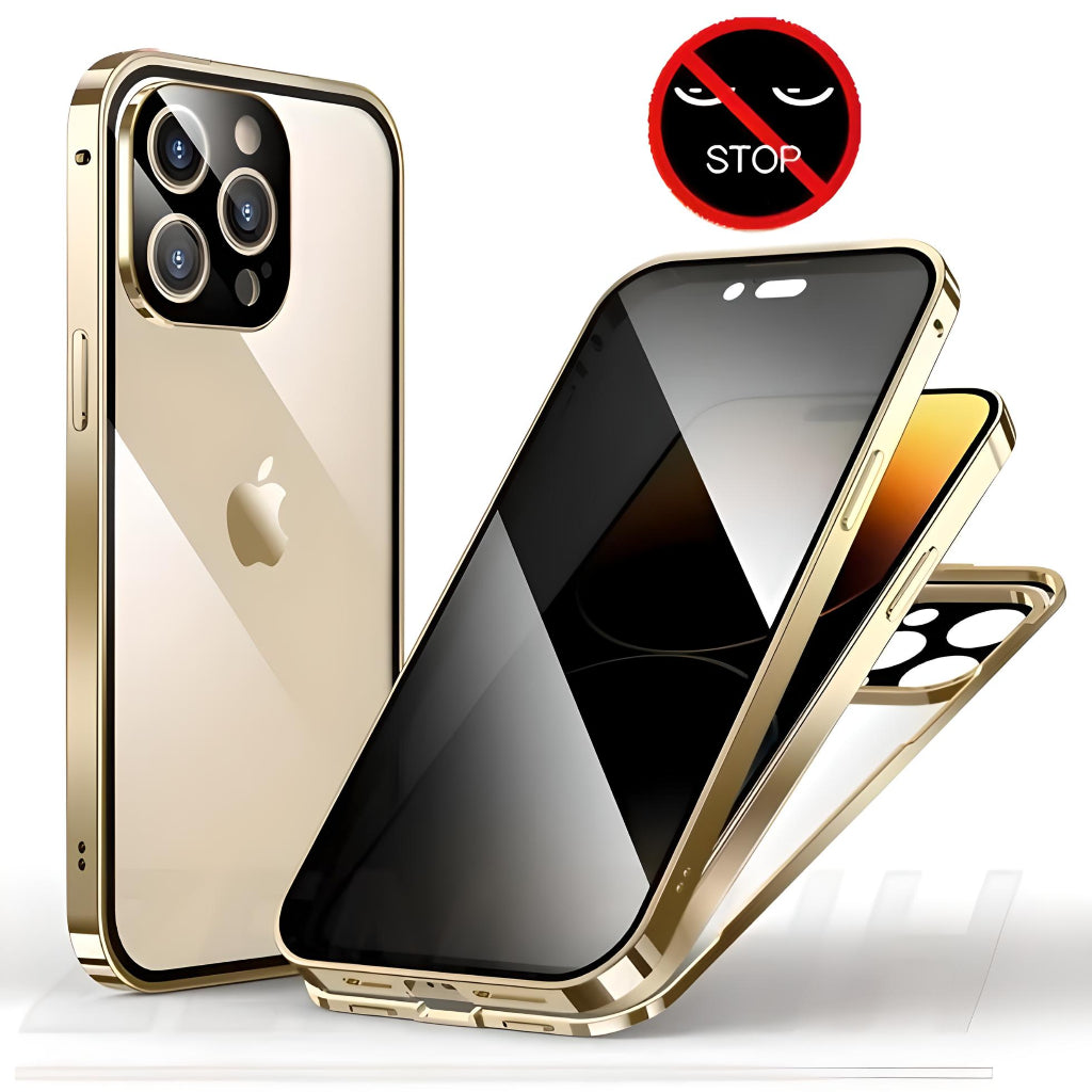 Privacy Guard Magnetic iPhone Case (12-15)