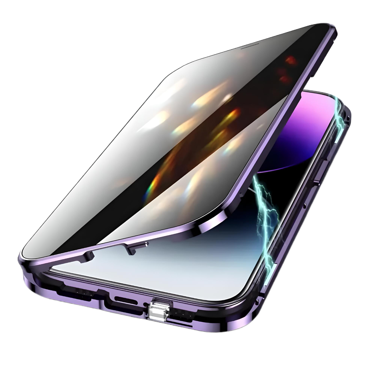 Privacy Guard Magnetic iPhone Case (12-15)