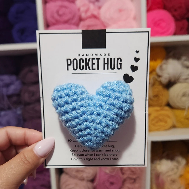 Crocheted Heart Pocket Hug