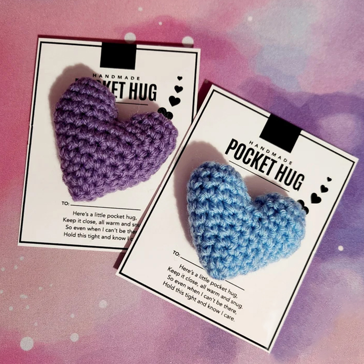 Crocheted Heart Pocket Hug