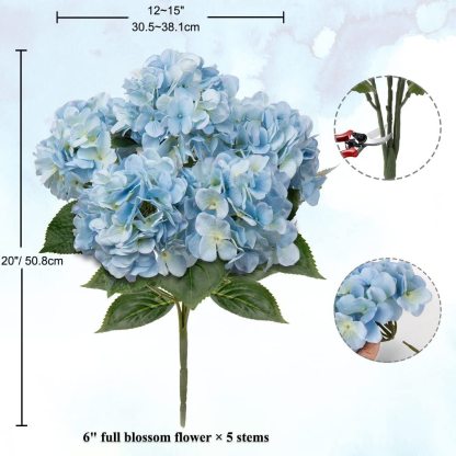 ✨HOT SALE✨Hydrangea Artificial Flowers( 5 Pcs flower head)